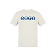 thumbnail image 1 of Officially Licensed Dots Blue Logo Design Men's T-shirt, 1 of 3