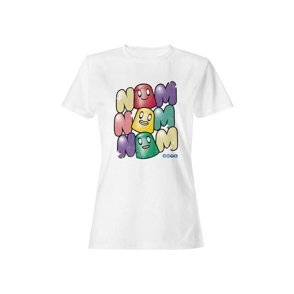 Officially Licensed Dots Colorful Candy Faces Delight Women's T-shirt