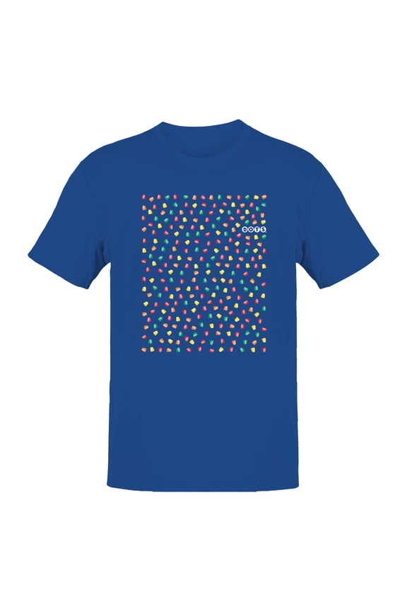 Officially Licensed Dots Colorful Candy Pattern Men's T-shirt