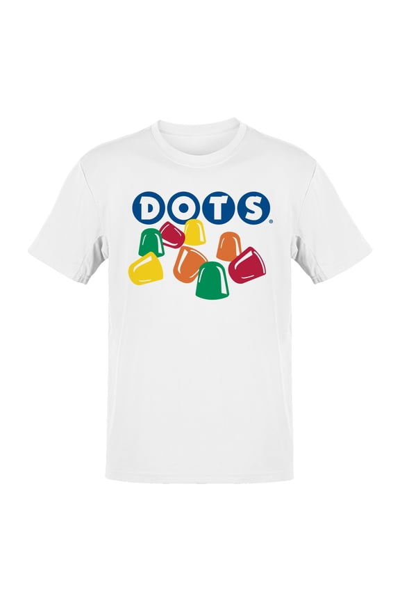 Officially Licensed Dots Colorful Retro Candy Design Men's T-shirt
