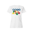 thumbnail image 1 of Officially Licensed Dots Colorful Retro Candy Design Women's T-shirt, 1 of 3