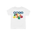 thumbnail image 1 of Officially Licensed Dots Colorful Retro Candy Design Youth's T-shirt, 1 of 3
