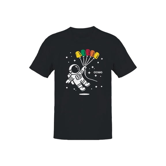 Officially Licensed Dots Cosmic Balloon Adventure Men's T-shirt