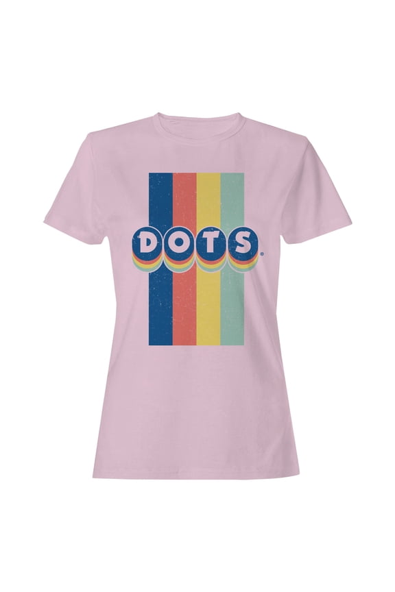 Officially Licensed Dots Retro Rainbow Design Women's T-shirt