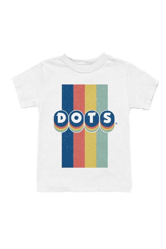 Officially Licensed Dots Retro Rainbow Design Youth's T-shirt