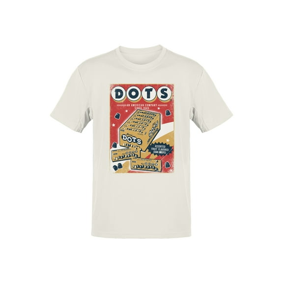 Officially Licensed Dots Vintage Candy Box 1945 Men's T-shirt