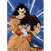 Officially Licensed Dragon Ball Z Goku & Vegeta Group Key Art Wall Scroll
