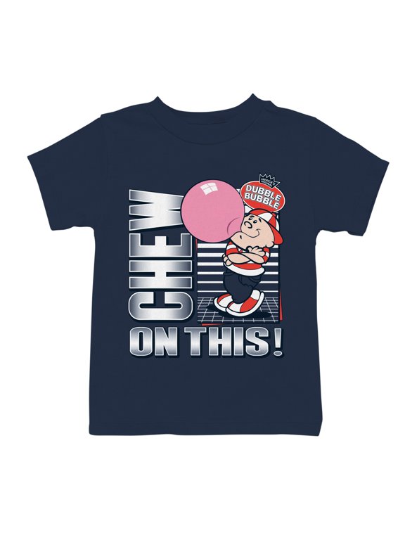 Officially Licensed Dubble Bubble Chew On This Bubble Fun Youth's T-shirt