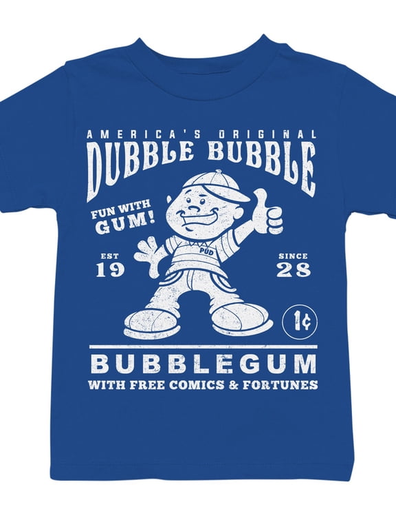 Officially Licensed Dubble Bubble Classic Advertisement Youth's T-shirt