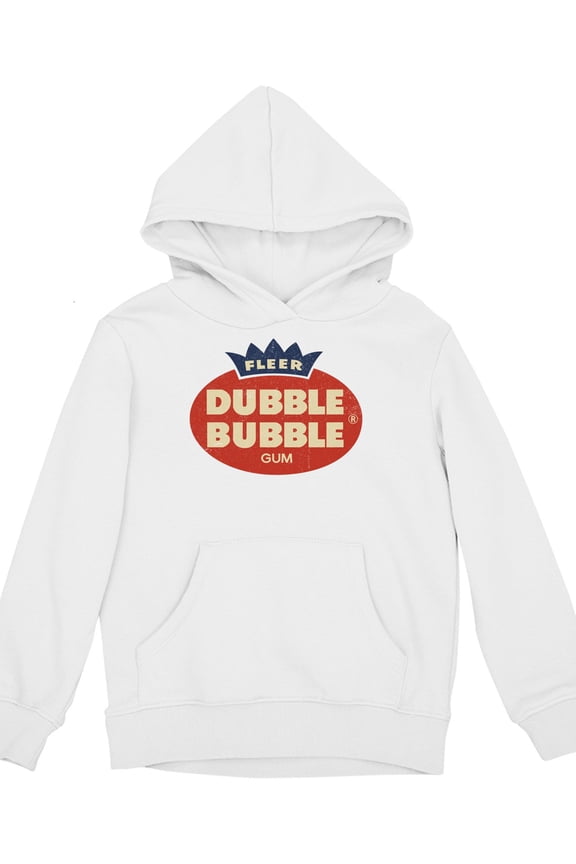 Officially Licensed Dubble Bubble Classic Gum Logo Youth's Hoodie