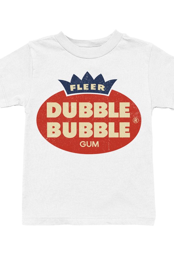 Officially Licensed Dubble Bubble Classic Gum Logo Youth's T-shirt