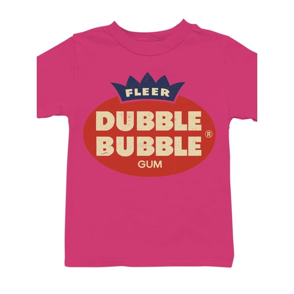 Officially Licensed Dubble Bubble Classic Gum Logo Youth's T-shirt