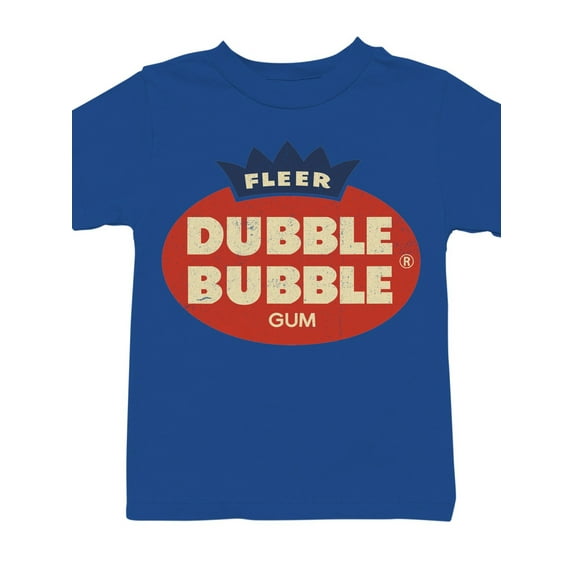 Officially Licensed Dubble Bubble Classic Gum Logo Youth's T-shirt