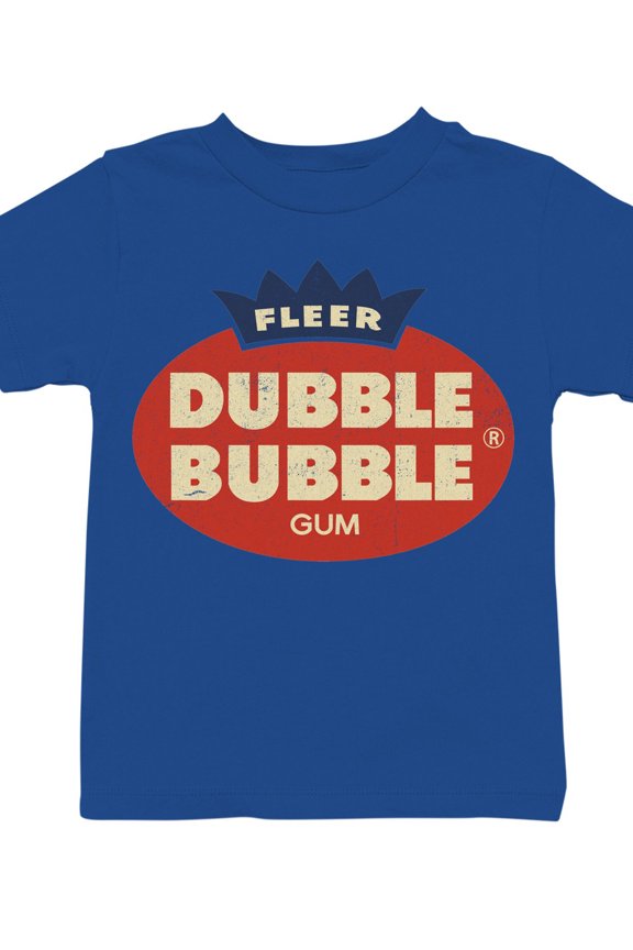 Officially Licensed Dubble Bubble Classic Gum Logo Youth's T-shirt