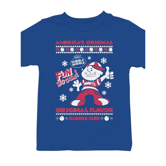 Officially Licensed Dubble Bubble Fun with Gum Poster Youth's T-shirt
