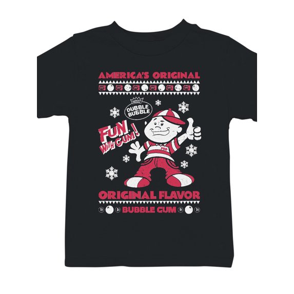 Officially Licensed Dubble Bubble Fun with Gum Poster Youth's T-shirt
