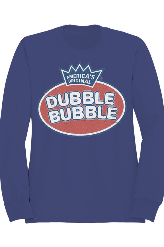 Officially Licensed Dubble Bubble Logo Design Men's Sweatshirt