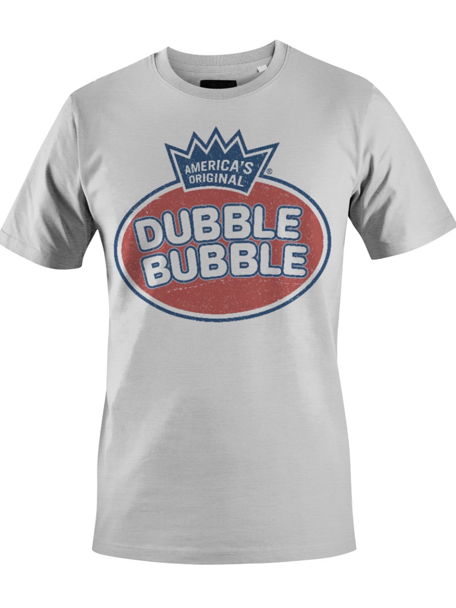 Officially Licensed Dubble Bubble Logo Design Men's T-shirt - Walmart.com