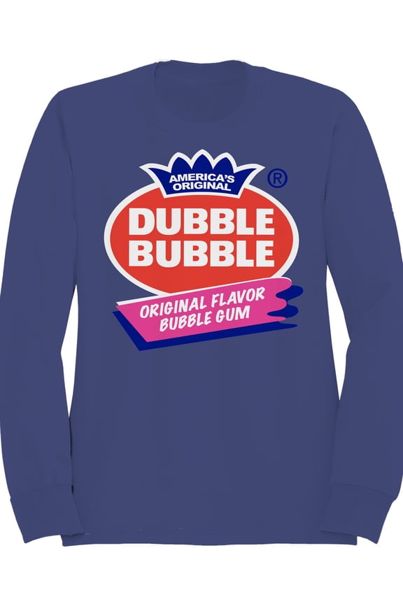 Officially Licensed Dubble Bubble Original Flavor Bubble Gum Logo Men's Sweatshirt