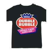 SMARTPRINTS Officially Licensed Dubble Bubble Original Flavor Gum Logo Youth's T-shirt