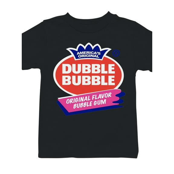 Officially Licensed Dubble Bubble Original Flavor Gum Logo Youth's T-shirt