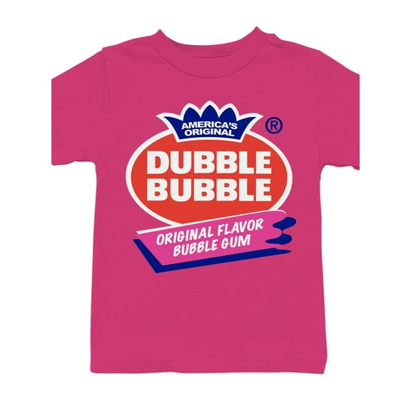 Officially Licensed Dubble Bubble Original Flavor Gum Logo Youth's T-shirt