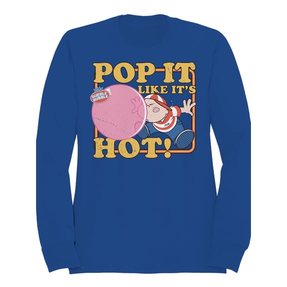Officially Licensed Dubble Bubble Pop It Like It's Hot Bubble Gum Men's Sweatshirt