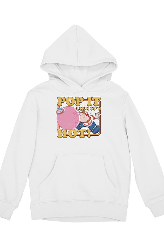 Officially Licensed Dubble Bubble Pop It Like It's Hot Gum Youth's Hoodie