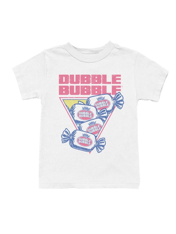 Officially Licensed Dubble Bubble Retro Candy Vibe Youth's T-shirt