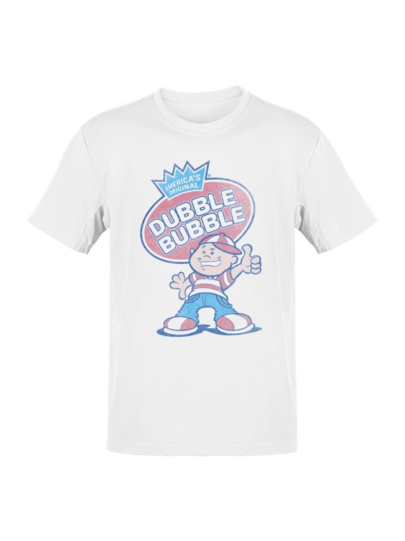 Officially Licensed Dubble Bubble Retro Cartoon Graphic Men's T-shirt