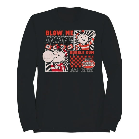 Officially Licensed Dubble Bubble Retro Gum Artwork Men's Sweatshirt