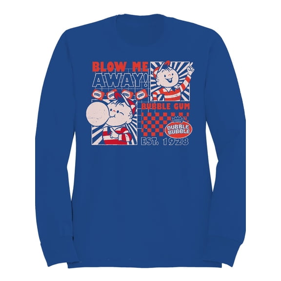 Officially Licensed Dubble Bubble Retro Gum Artwork Men's Sweatshirt