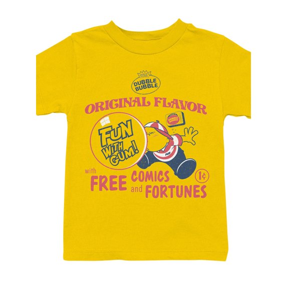 Officially Licensed Dubble Bubble Vintage Promo Design Youth's T-shirt
