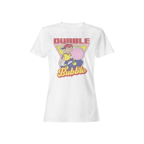 Officially Licensed Dubble Bubble Vintage Skateboard Art Women's T-shirt