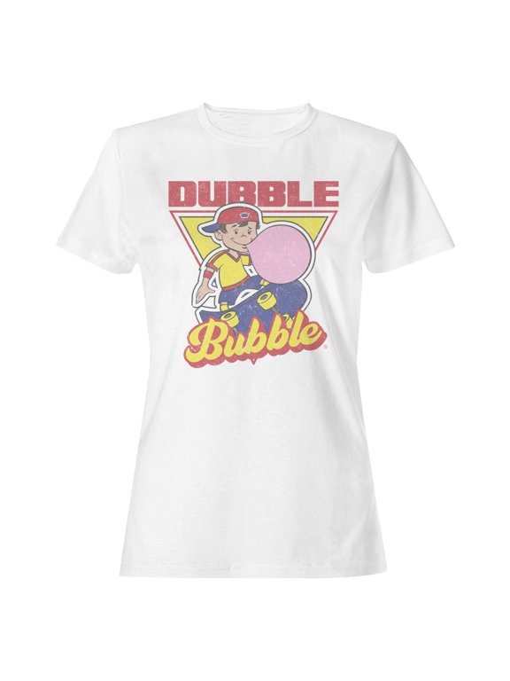 Officially Licensed Dubble Bubble Vintage Skateboard Art Women's T-shirt