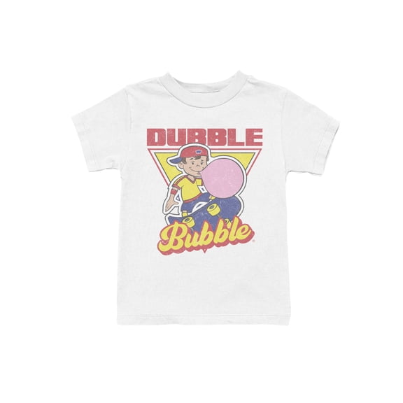 Officially Licensed Dubble Bubble Vintage Skateboard Art Youth's T-shirt