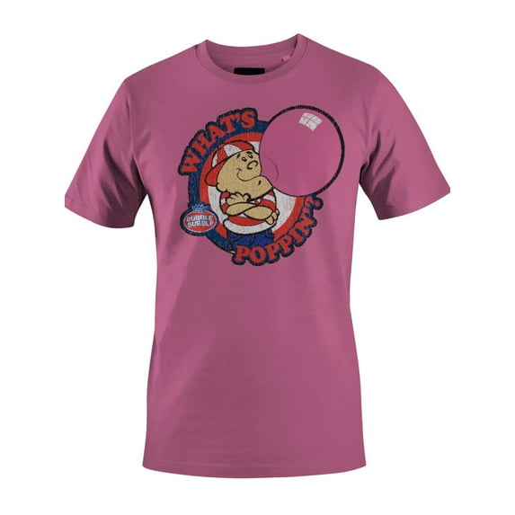 Officially Licensed Dubble Bubble What's Poppin' Vintage Gum Cartoon Women's T-shirt