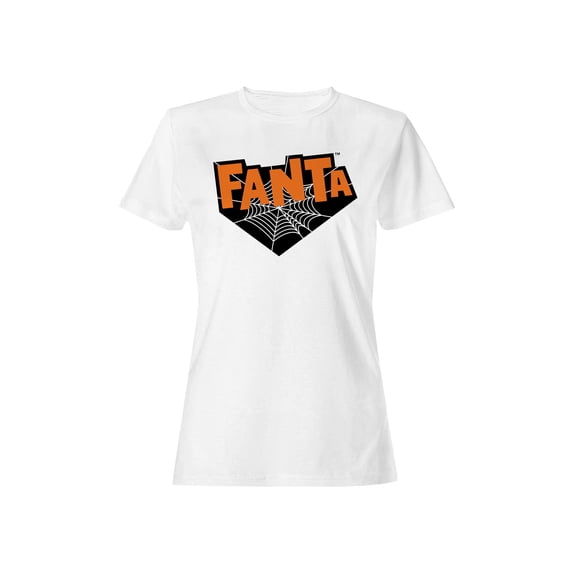 Officially Licensed Fanta Fantasmic Haunt Spiderweb Theme Women's T-shirt