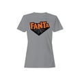 thumbnail image 1 of Officially Licensed Fanta Fantasmic Haunt Spiderweb Theme Women's T-shirt, 1 of 3