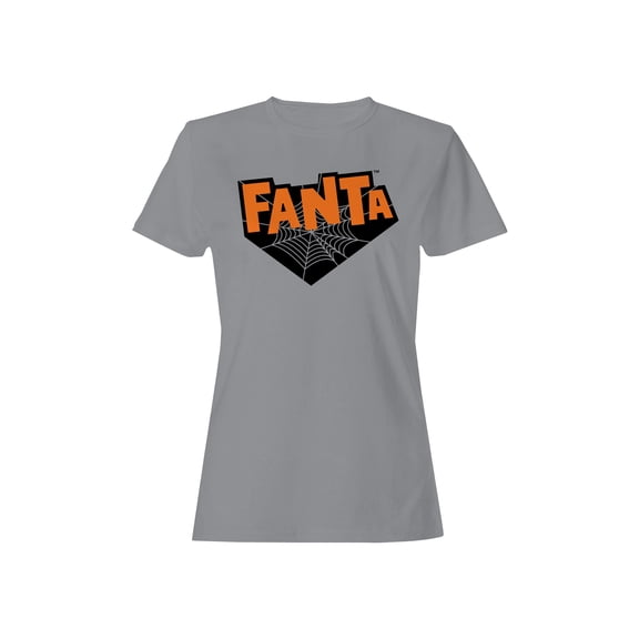 Officially Licensed Fanta Fantasmic Haunt Spiderweb Theme Women's T-shirt