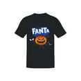 thumbnail image 1 of Officially Licensed Fanta Halloween Pumpkin Design Men's T-shirt, 1 of 3