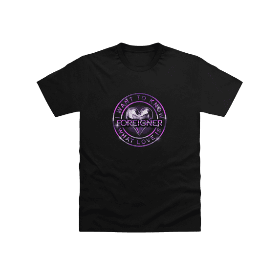 Officially Licensed Foreigner, Rock Band What Love Is T-Shirt