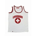 thumbnail image 1 of Officially Licensed Guys LIFEGUARD Muscle Tank with Contrast Piping Edge 100% cotton for Men, 1 of 2