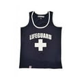 thumbnail image 1 of Officially Licensed Guys LIFEGUARD Muscle Tank with Contrast Piping Edge 100% cotton for Men, 1 of 2