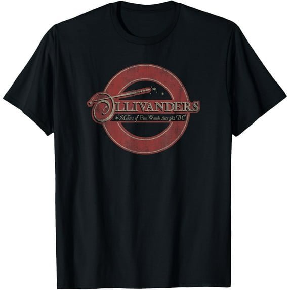Officially Licensed Harry Potter Ollivander Makers Of Fine Wants T-Shirt