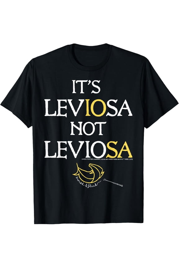 Officially Licensed Harry Potter T-Shirt, LevIOsa Not LevioSA , Hogwarts