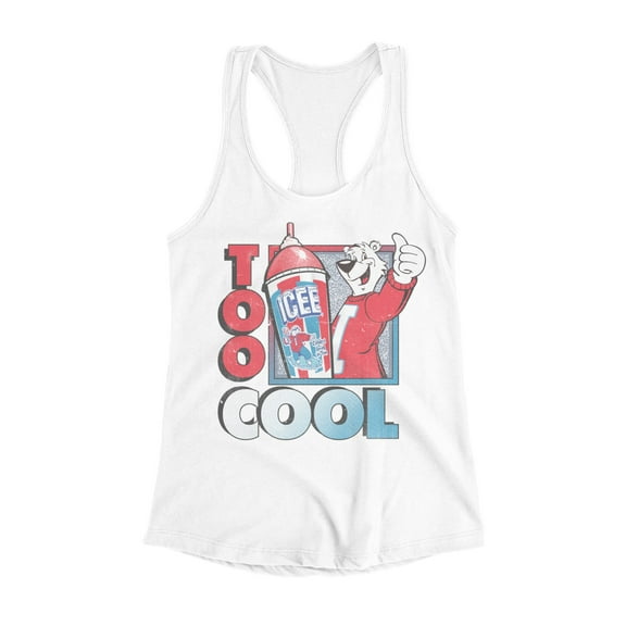 Officially Licensed Icee Chill : Too Cool Style Women's Racerback Tank