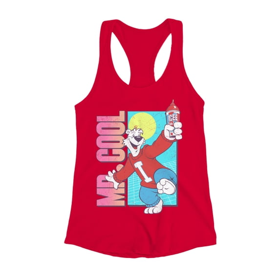 Officially Licensed Icee Mr. Cool Bear Fun Retr Women's Racerback Tank