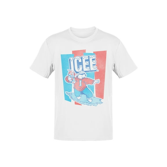 Officially Licensed Icee Polar Bear Surfing Chill Men's T-shirt
