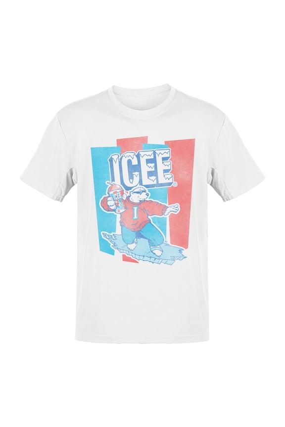 Officially Licensed Icee Polar Bear Surfing Chill Men's T-shirt